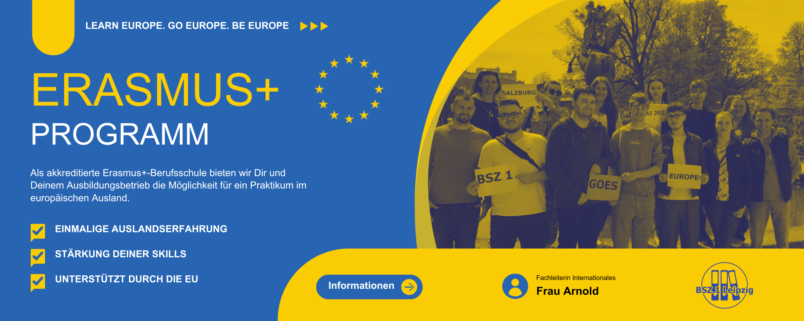 Infografik zu Erasmus+